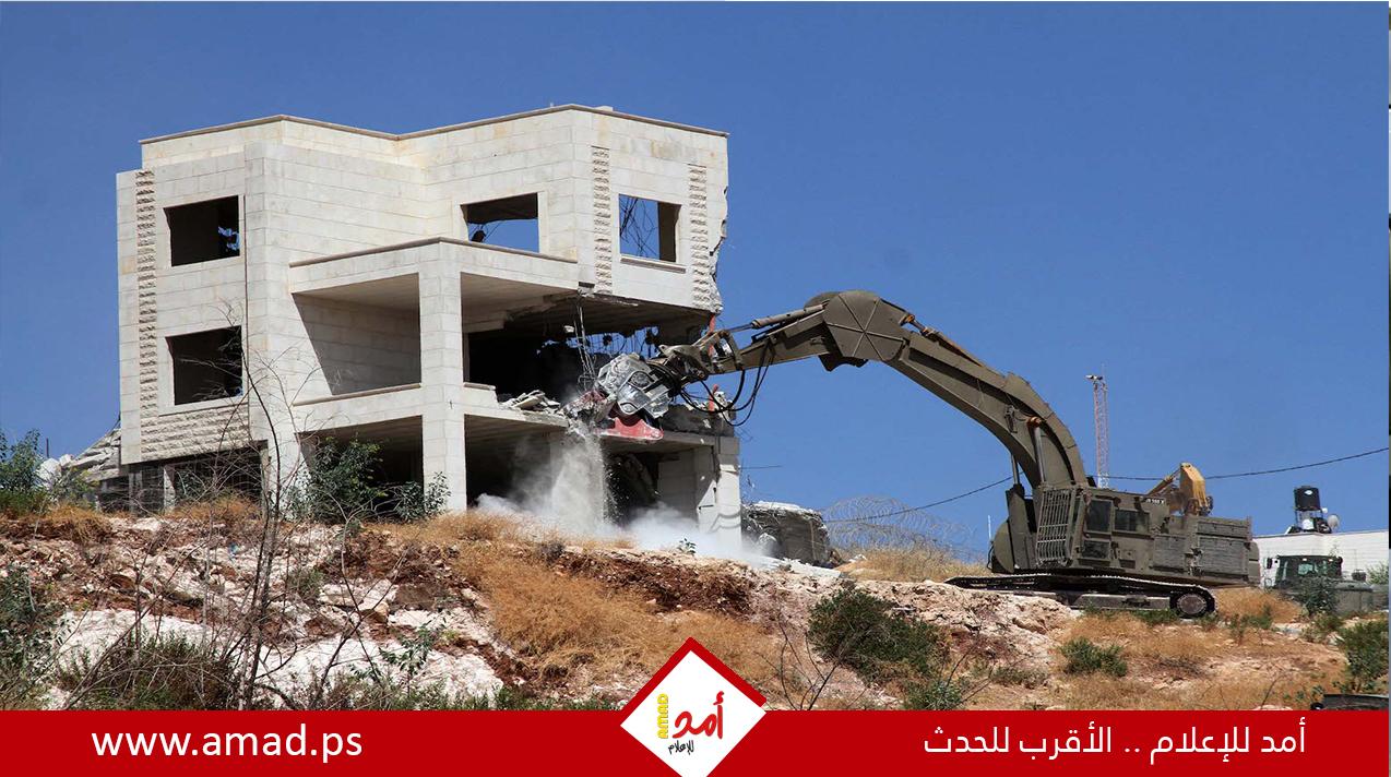 الضفة الغربية: جيش الاحتلال يهدم منزلين في مدينة نابلس