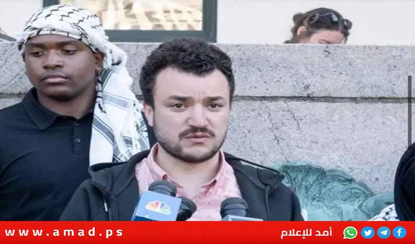 الطالب الفلسطيني محمود خليل في أول رسالة من سجنه الأمريكي: أنا سجين سياسي"