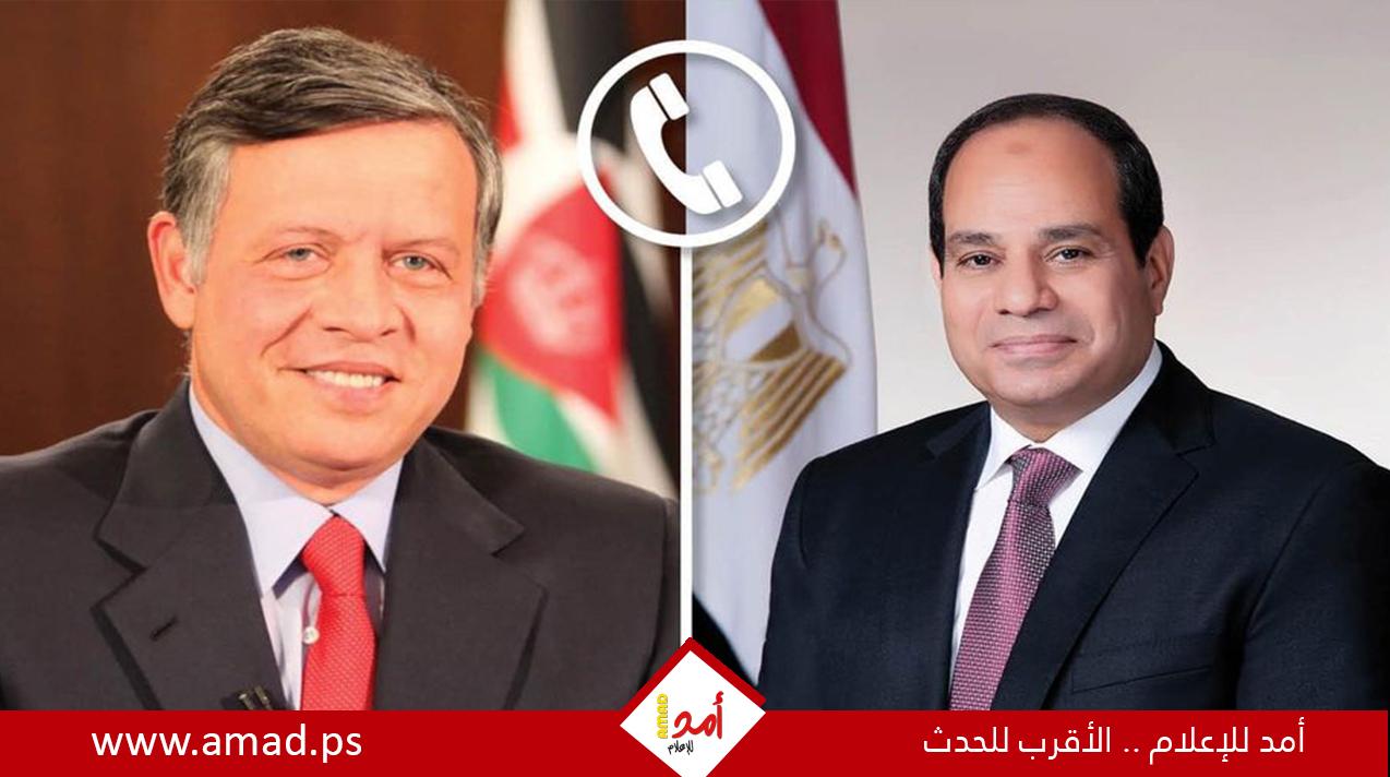 السيسي وعبد الله يشددان على سرعة إعادة إعمار غزة دون تهجير سكانها