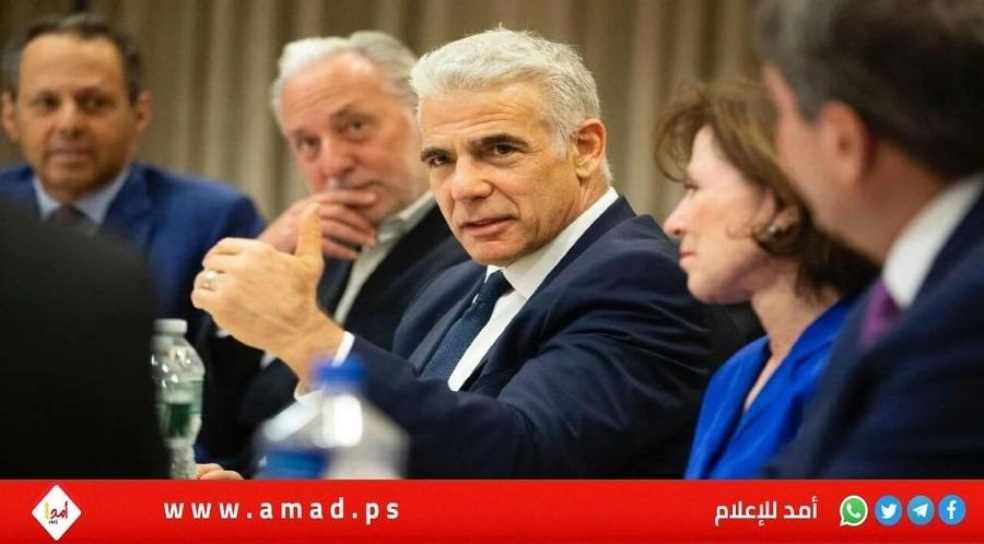 لابيد: كل يوم تقضيه حكومة نتنياهو في السلطة قد ينتهي بكارثة كبرى