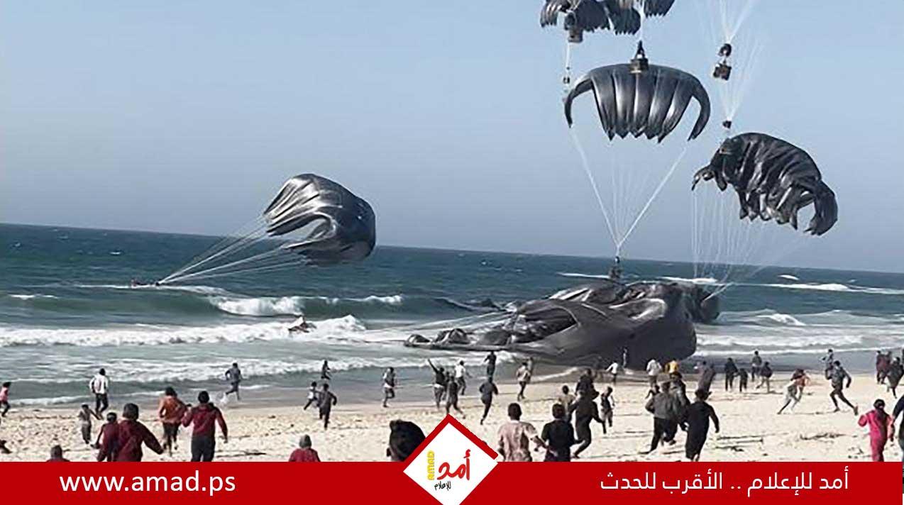 ماكرون: فرنسا تنفذ إنزالاً جوياً للمساعدات في غزة وتدعو إسرائيل لفتح المعابر بالكامل