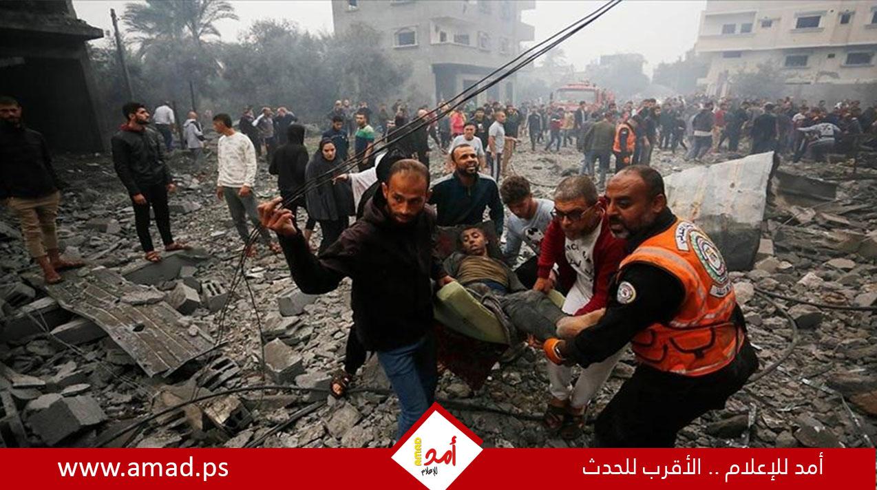 استشهاد 6 مواطنين بقصف جيش الاحتلال خيمة تؤوي نازحين جنوب قطاع غزة