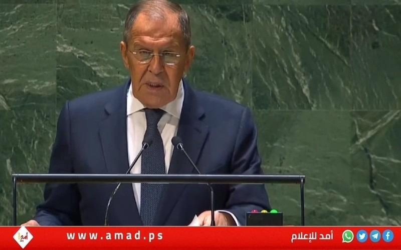 لافروف: ندعو إلى وقف فوري لقتل الفلسطينيين بالأسلحة الأمريكية