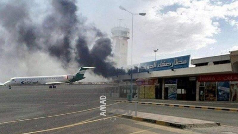 مسؤول: 500 مليون دولار حجم الخسائر  جراء  القصف الإسرائيلي لمطار صنعاء- فيديو
