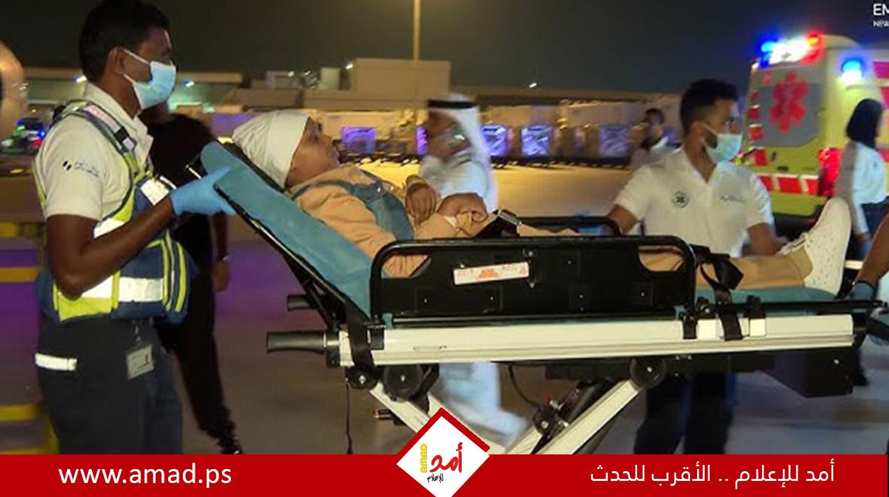 الإمارات تنفذ إخلاء طبياً عاجلاً لــ 188 مصاباً من غزة برفقة عائلاتهم