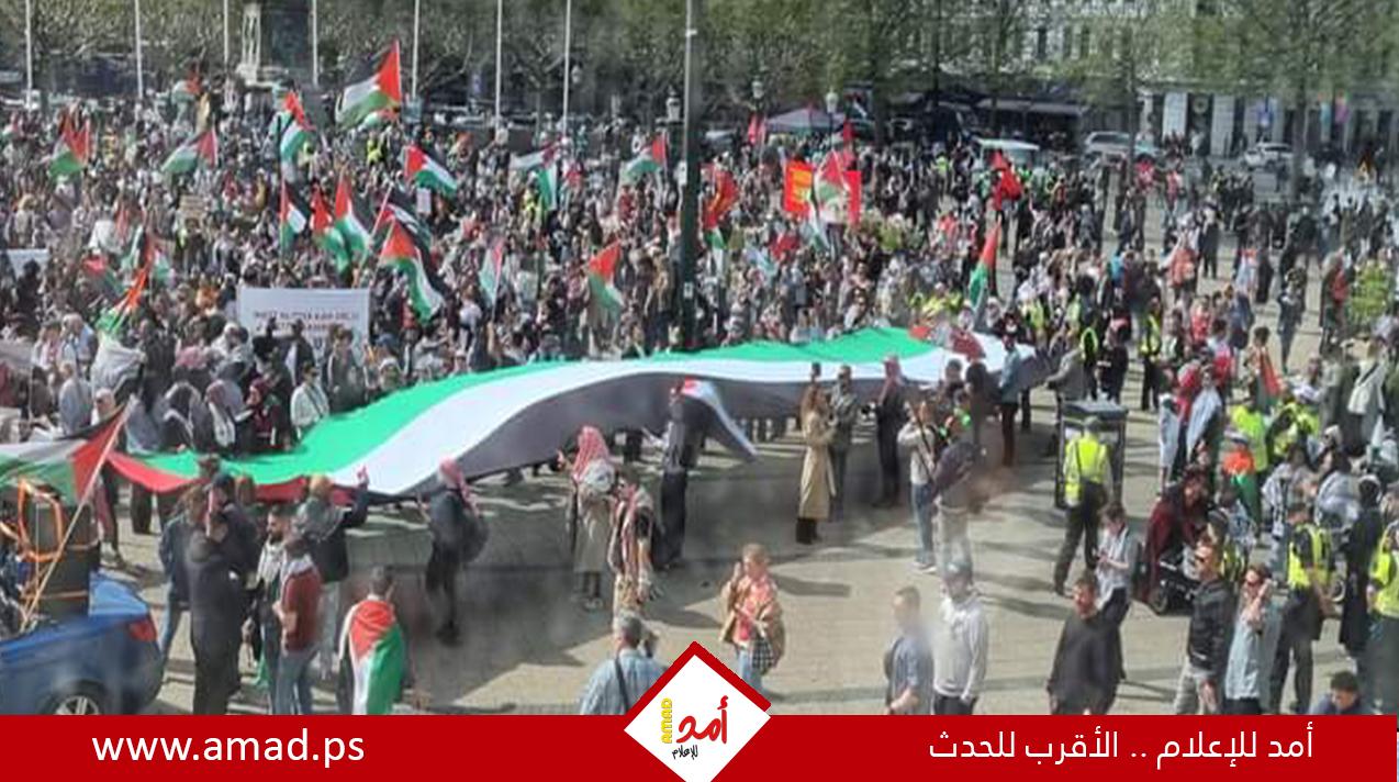 تظاهرات في مدن وعواصم عالمية تنديدا بالعدوان الإسرائيلي على قطاع غزة