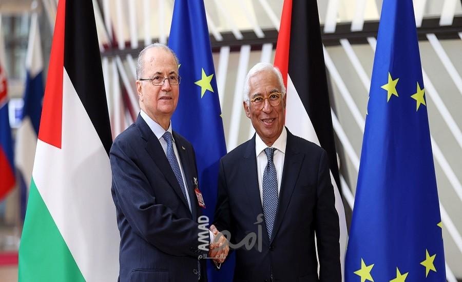 مصطفى يبحث مع رئيس المجلس الأوروبي سبل دعم جهود الحكومة للإغاثة الطارئة في غزة