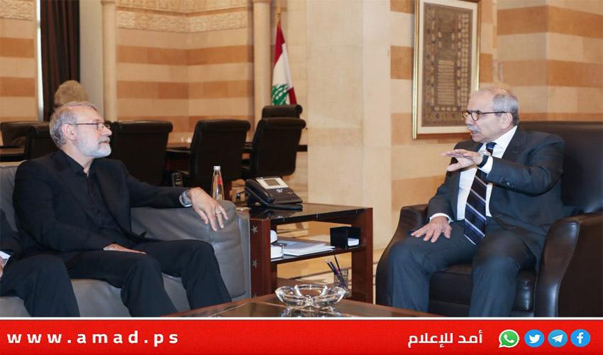 سلام للاريجاني: التصريحات الأخيرة لبعض المسؤولين الإيرانيين مرفوضة شكلاً ومضموناً