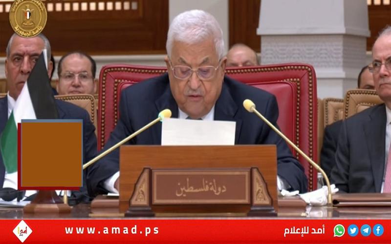 عباس: نرفض الاستسلام وسننتصر رغم التجويع و"مؤامرات" التهجير - فيديو