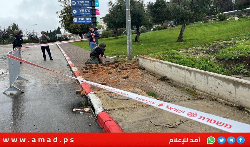 رشقة صاروخية من لبنان تستهدف صفد وتسجيل سقوط شظايا في المدينة - فيديو