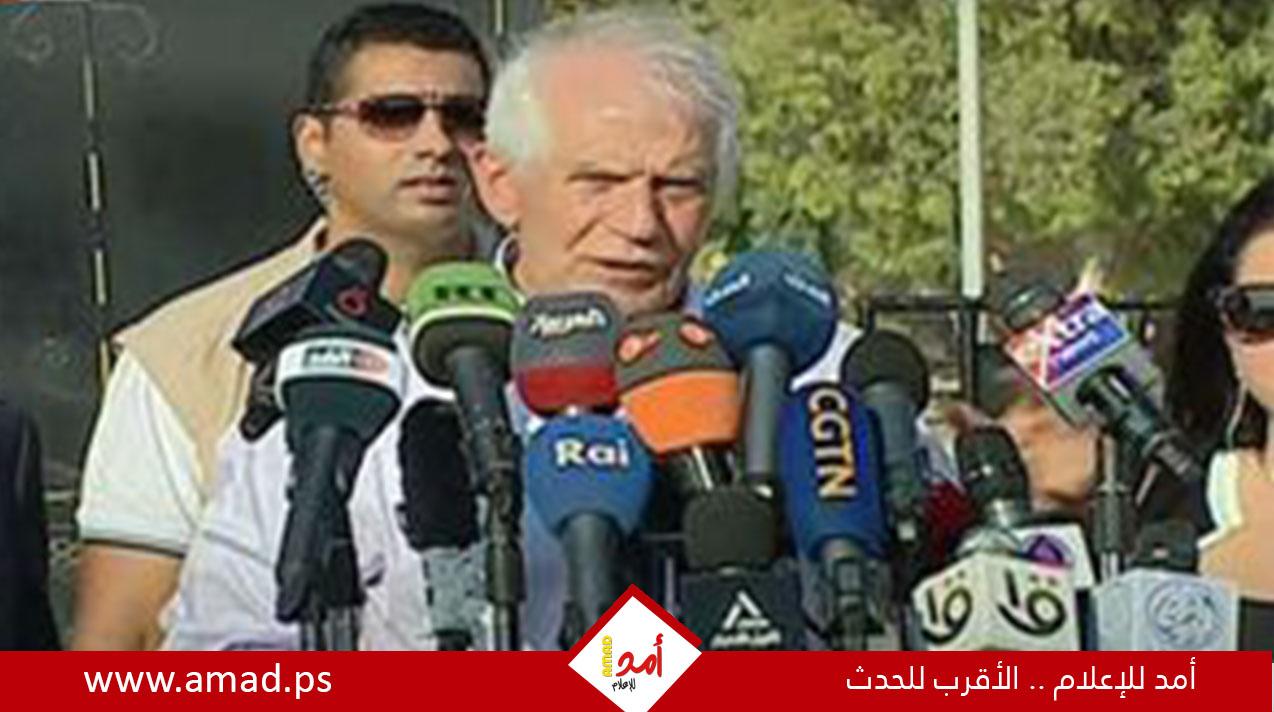 بوريل: إسرائيل تمنع دخول المساعدات والأدوية والأغذية إلى غزة بشكل متعمد