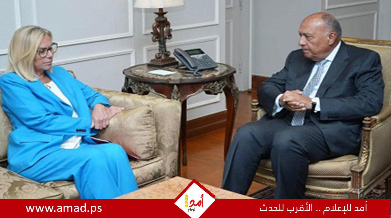 شكري يؤكد حتمية التعامل الجدي مع الأزمة الطاحنة في غزة..وإزالة العقبات التي تضعها إسرائيل