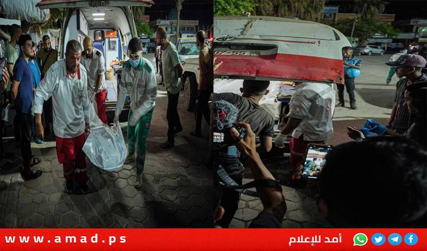 سقوط 10 شهداء في قصف جيش العدو تجمعا وسط قطاع غزة- صور