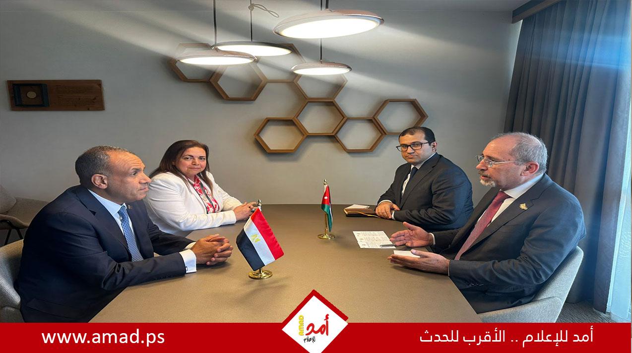 وزيرا خارجية مصر والأردن يؤكدان رفض العدوان الاسرائيلى والتهجير في غزة
