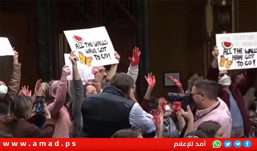 ائتلاف "يهود من أجل وقف تسليح إسرائيل" ينظم احتجاجا داخل الكونغرس 