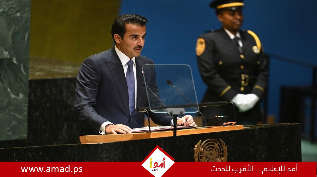 أمير قطر: عدم التدخل لوقف العدوان الإسرائيلي على غزة فضيحة كبرى