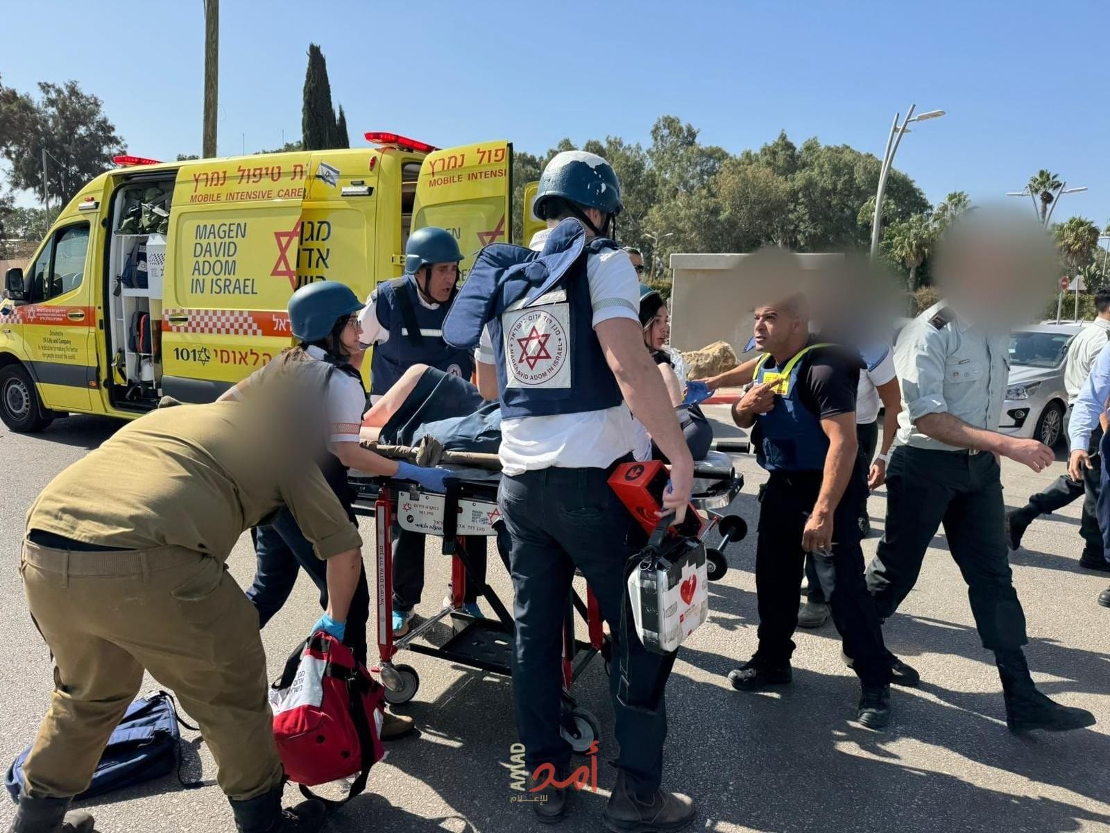 إصابات بينهم اثنان بحالة خطرة في عملية دهس وطعن مزدوجة قرب حيفا - فيديو وصور