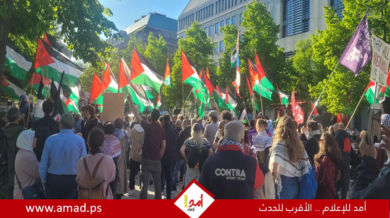 تظاهرات حاشدة في عدة مدن وعواصم بالعالم تضامنا مع الشعب الفلسطيني - صور