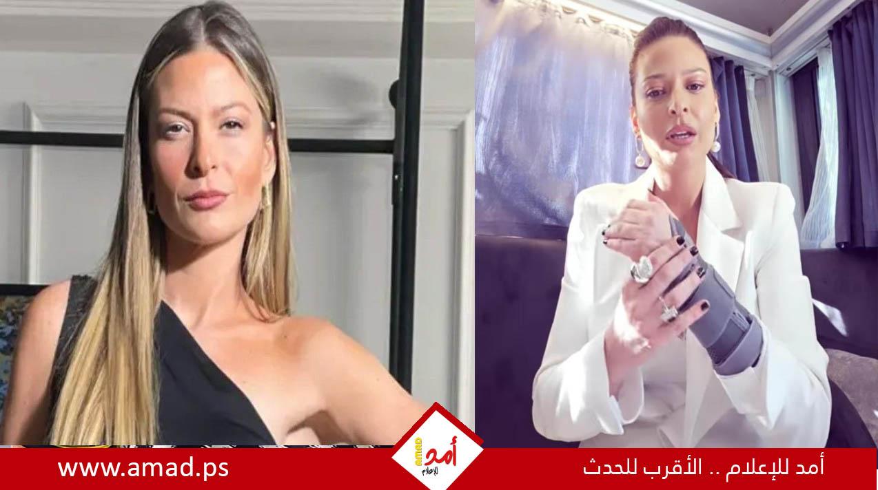 باميلا الكيك تروي معاناتها بعد كسر ذراعها الأيسر.. فيديو