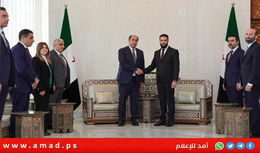 برئاسة حسام زكي..وفد من الجامعة العربية يزور دمشق ويلتقي الشرع