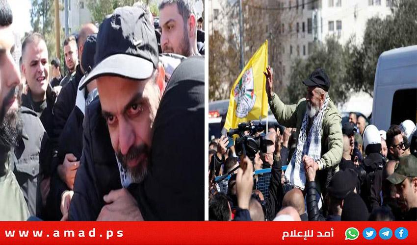 استقبال أسرى محرّرين في مدينة رام الله تنفيذا لاتفاق غزة