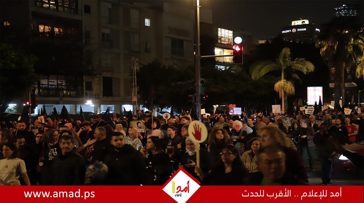 مظاهرات في تل أبيب وبلدات أخرى مطالبة بوقف الحرب.. والشرطة تعتدي على المتظاهرين