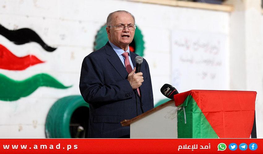 مصطفى: إسرائيل هي المعيق الأول لكافة جهود التنمية والإصلاح والاستقرار