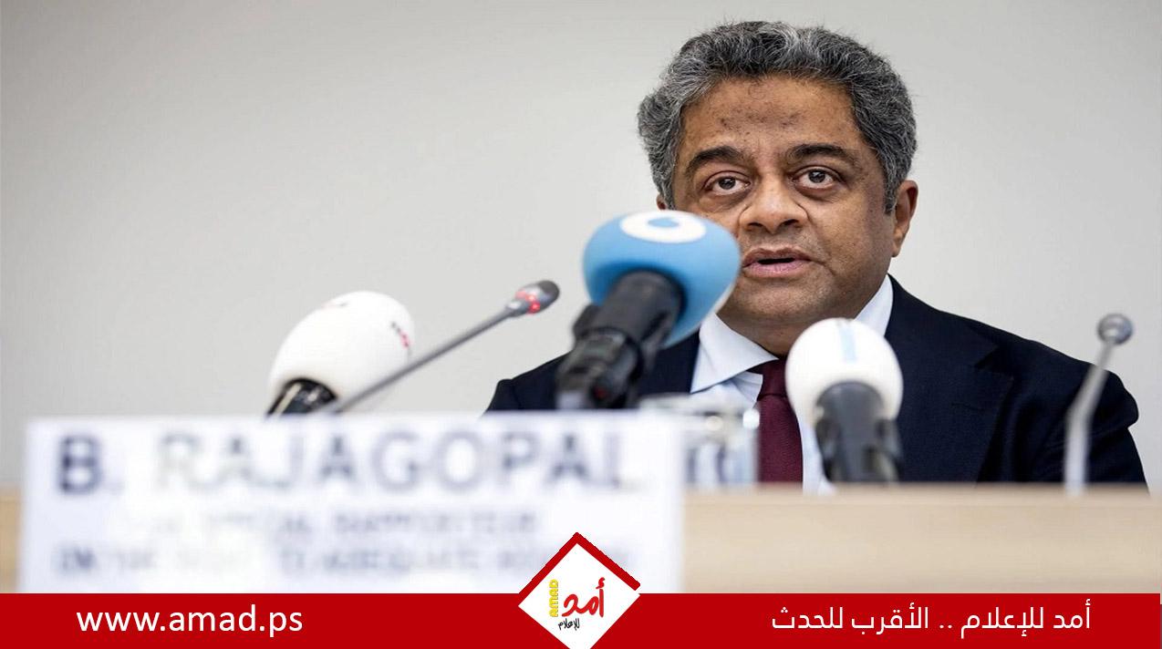 مطالبا تل أبيب بوضع حد للحرب في غزة..  مقرر أممي: يوم محاسبة إسرائيل قادم لا محالة