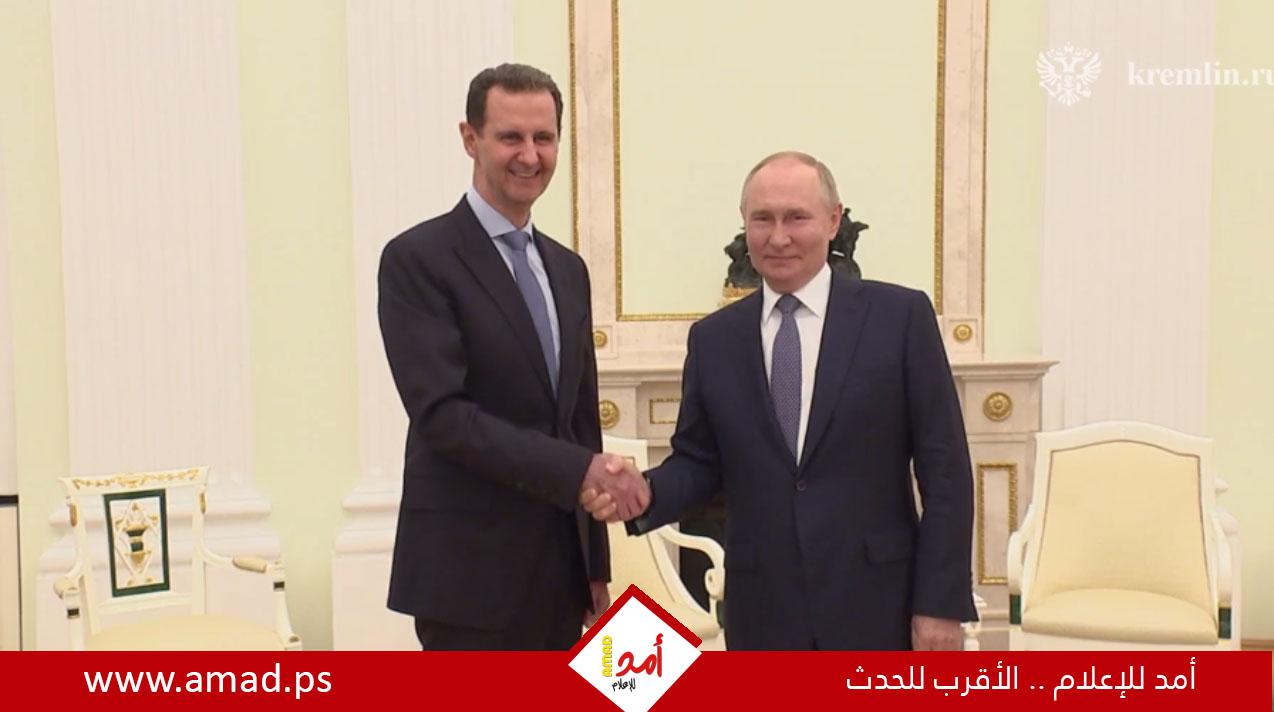 الرئاسة الروسية: موسكو تواصل دعمها للرئيس السوري - تفاصيل
