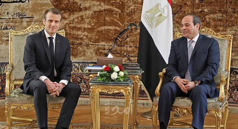 السيسي وماكرون يطالبان بوقف الاستهدافات المتبادلة التي تضع المنطقة على "حافة حرب إقليمية"