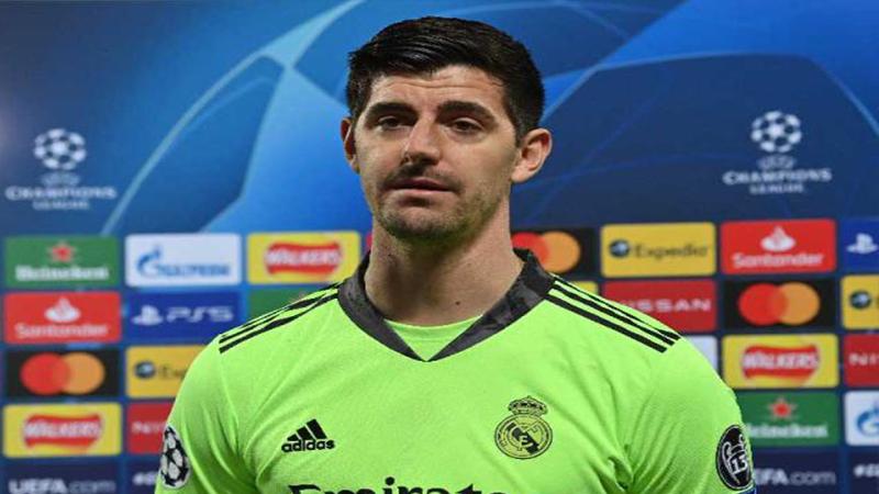 كورتوا يعود لقائمة ريال مدريد ضد أرسنال فى قمة دوري أبطال أوروبا