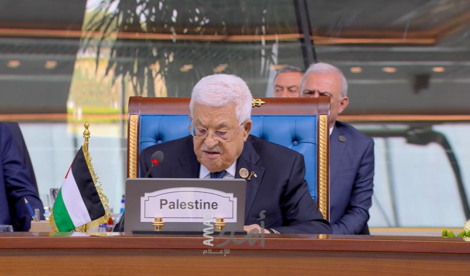 عباس: حصول فلسطين على العضوية الكاملة في الأمم المتحدة سيسهم في بقاء الأمل