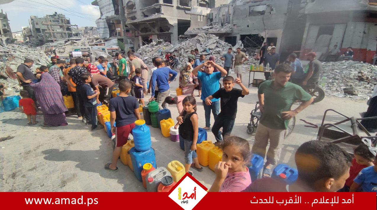 مبادرة مؤسسة RVF في مجال تحلية المياه في غزة توفر مياه شرب نظيفة لأكثر من 135 ألف نازح