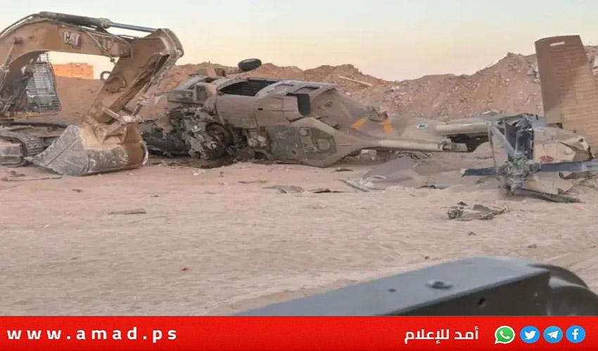 إذاعة: تفاصيل جديدة حول تحطم مروحية لجيش الاحتلال في رفح