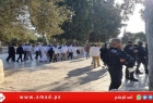 عشرات المستوطنين الإرهابيين يقتحمون المسجد الأقصى بحماية شرطة الاحتلال - فيديو
