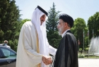 أمير قطر يبحث مع الرئيس الإيراني العلاقات الثنائية والمفاوضات النووية