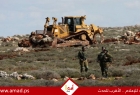 نابلس: جيش الاحتلال يجرف (40) دونماً من أراضي كفر الديك