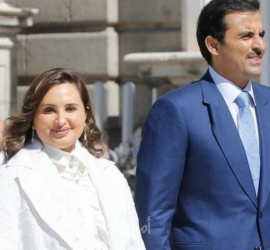 أول ظهور رسمي لزوجة أمير قطر الشيخة جواهر بنت حمد