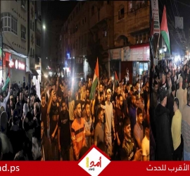 الآلاف يشاركون في مسيرات جماهيرية في غزة تنديدا بمجزة جنين