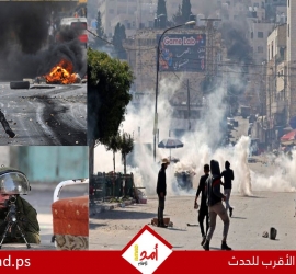 اندلاع مواجهات بين المواطنين وقوات الاحتلال جنوب بيت لحم