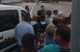 الاحتلال يغلق طريق نابلس- قلقيلية-حوارة