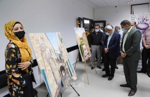 قلقيلية: افتتاح معرض  للفن التشكيلي بعنوان "حكايات وطن"