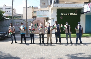 مركز شباب الأمة يحيي ذكرى يوم العلم الفلسطيني