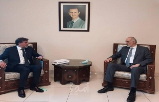 السفير عبد الهادي يطلع نائب وزير الخارجية السوري على آخر التطورات في فلسطين