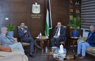 رام الله: وزير العمل والقنصل الإيطالي يبحثان آفاق التعاون في دعم قطاع العمل الفلسطيني