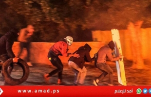 قلقيلية: إصابتان بالرصاص المعدني خلال مواجهات مع قوات الاحتلال