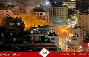 جيش الاحتلال يفجر منزل عائلة الأسير كمال جوري في نابلس- فيديو