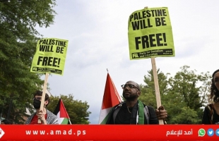 وقفة تضامنية مع الأسير "وليد دقة" والقضية الفلسطينية في واشنطن- صور