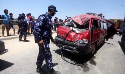 مرور غزة: (6) إصابات في 6 في حوادث السير