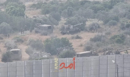 طولكرم: جيش الاحتلال ينشر دباباته خلف جدار الفصل العنصري